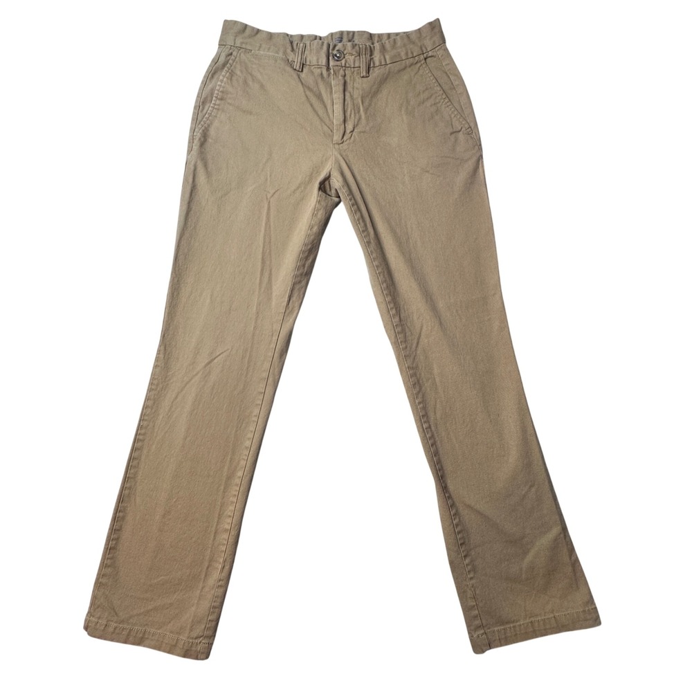 Old‎ Navy Chino Pants Mens 29x30 Brown Ultimate Straight Built-In Flex 435319-00
